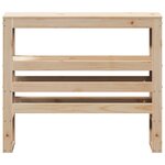 vidaXL Tête de lit avec étagères 75 cm bois massif de pin
