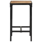 vidaXL Table de bar 60x55x107 cm bois de manguier massif brut