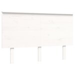 vidaXL Cadre de lit sans matelas blanc 140x200 cm bois de pin massif