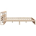 vidaXL Cadre de lit avec tête de lit sans matelas 200x200 cm