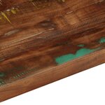vidaXL Dessus de table 70x70x3 8 cm carré bois massif de récupération