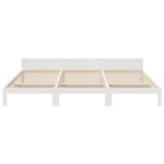 VidaXL Cadre de lit familial sans matelas blanc 240x200 cm