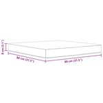 vidaXL Coussin de canapé d'extérieur coloré 80 x 80 x 8 cm Polyester