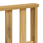 vidaXL Ensemble de canapés d'extérieur 6 pc Blanc Bois d'Acacia Massif