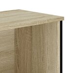 vidaXL Bibliothèque chêne sonoma 50x31x74 5 cm bois d'ingénierie