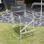 Bo-Camp Chaise haute pliable Anthracite
