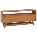vidaXL Meuble TV 110x30x50 cm Bois de teck massif