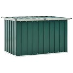 vidaXL Boîte de rangement de jardin Vert 109x67x65 cm
