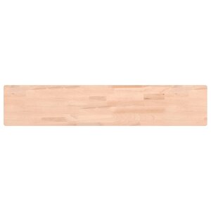 vidaXL Étagère murale 100x20x4 cm bois massif de hêtre