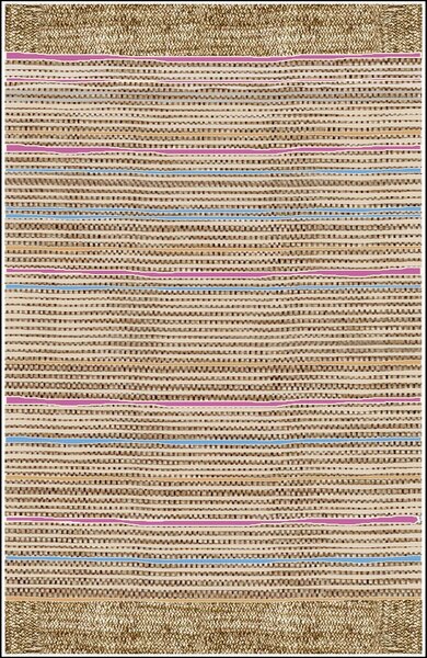 Tapis d'intérieur BAHAR 80 x 150 cm - Multicolore