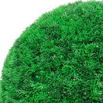 vidaXL Boules de buis artificielles avec lumières LED 2 Pièces vert 35 cm