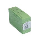 Bloc Passe-partout 100 Feuillets Numérotés De 3 Volets - Format 4 8x15 Cm - Vert - X 50 - Exacompta