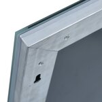 vidaXL Miroir mural à LED pour salle de bains 80x60 cm