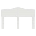 vidaXL Tête de lit Blanc Brillant 140 cm Bois d'ingénierie