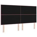 Tête de lit capitonnée rose 180 cm en velours