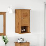 vidaXL Cabinet de Salle de Bain Mural avec stockage VIGO marron miel