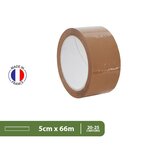 Pack and Move - Lot 36 rouleaux ruban adhésif marron pour emballage et déménagement - 66 m - Qualité Premium