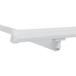 vidaXL Cadre de Store Rétractable à Manivelle 4x2 cm Métal