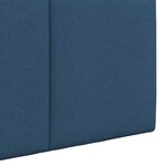 vidaXL Tête de lit suspendue Bleu tissu