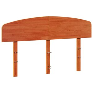 vidaXL Tête de lit cire marron 150 cm bois massif de pin