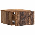 vidaXL Cabinet de chevet mural Bois ancien 49 x 34 5 x 20 cm