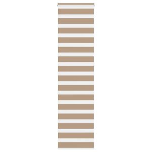 vidaXL Store zèbre marron sable largeur du tissu 55 9 cm polyester