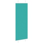 vidaXL Store plissé vert pétrole 70x200 cm largeur du tissu 69 4 cm