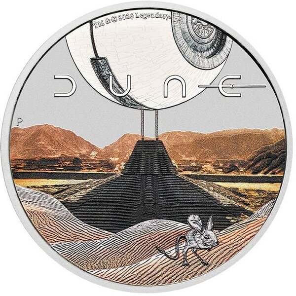 Pièce de monnaie en Argent 1 Dollar g 31.1 (1 oz) Millésime 2026 DUNE