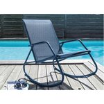 Rocking chair en acier epoxy noa