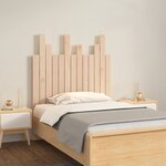 vidaXL Tête de lit murale 82 5x3x80 cm Bois massif de pin
