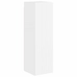 vidaXL Ensemble meuble TV 4 Pièces Blanc brillant Bois d'ingénierie