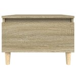 vidaXL Table d'appoint Chêne sonoma 50x46x35 cm Bois d'ingénierie