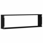 vidaXL Étagères murales cube 2 Pièces chêne noir 100x15x30 cm bois
