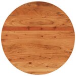 vidaXL Dessus de table Ø70x3 8 cm rond bois massif d'acacia