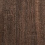 vidaXL Tête de lit Chêne brun 75 cm Bois d'ingénierie