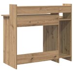 vidaXL Bureau chêne artisanal 97 x 45 x 90 cm Bois d'ingénierie