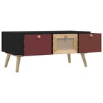 vidaXL Table basse avec tiroirs 80x40x35 5 cm bois d'ingénierie