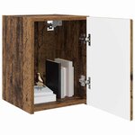 vidaXL Meuble TV mural Bois Ancien 30 x 31 x 40 cm Bois d'ingénierie
