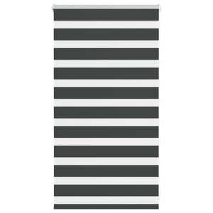 vidaXL Store zèbre noir 85x100 cm largeur du tissu 80 9 cm polyester