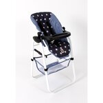 Bayer Chic 2000 655-51 - Chaise haute pour poupées Bleu étoiles