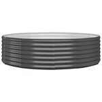 vidaXL Lit surélevé de jardin Acier enduit de poudre Anthracite
