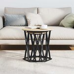 vidaXL Table basse 2 Pièces Chêne sonoma 50 x 50 x 50 cm