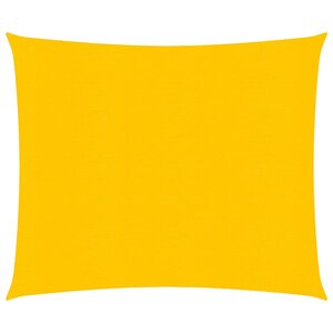 vidaXL Voile d'ombrage 160 g/m² Jaune 3x3 m PEHD