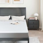 vidaXL Coussins de Matelas Blanc 140 x 200 cm