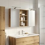 vidaXL Ensemble de Meubles de Salle de Bain 3 Pièces 120 x 10 5 x 60 5 cm
