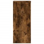 vidaXL Supports pour plantes 2 Pièces chêne fumé bois d'ingénierie