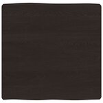 vidaXL Dessus de table bois massif traité bordure assortie