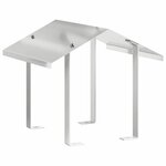 vidaXL Hotte de cheminée Argent 40 x 40 x 37.5 cm Acier inoxydable