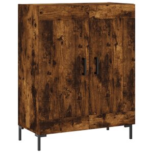 vidaXL Buffet chêne fumé 69 5x34x90 cm bois d'ingénierie