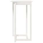 vidaXL Ensemble de bar 3 Pièces Blanc Bois de pin massif